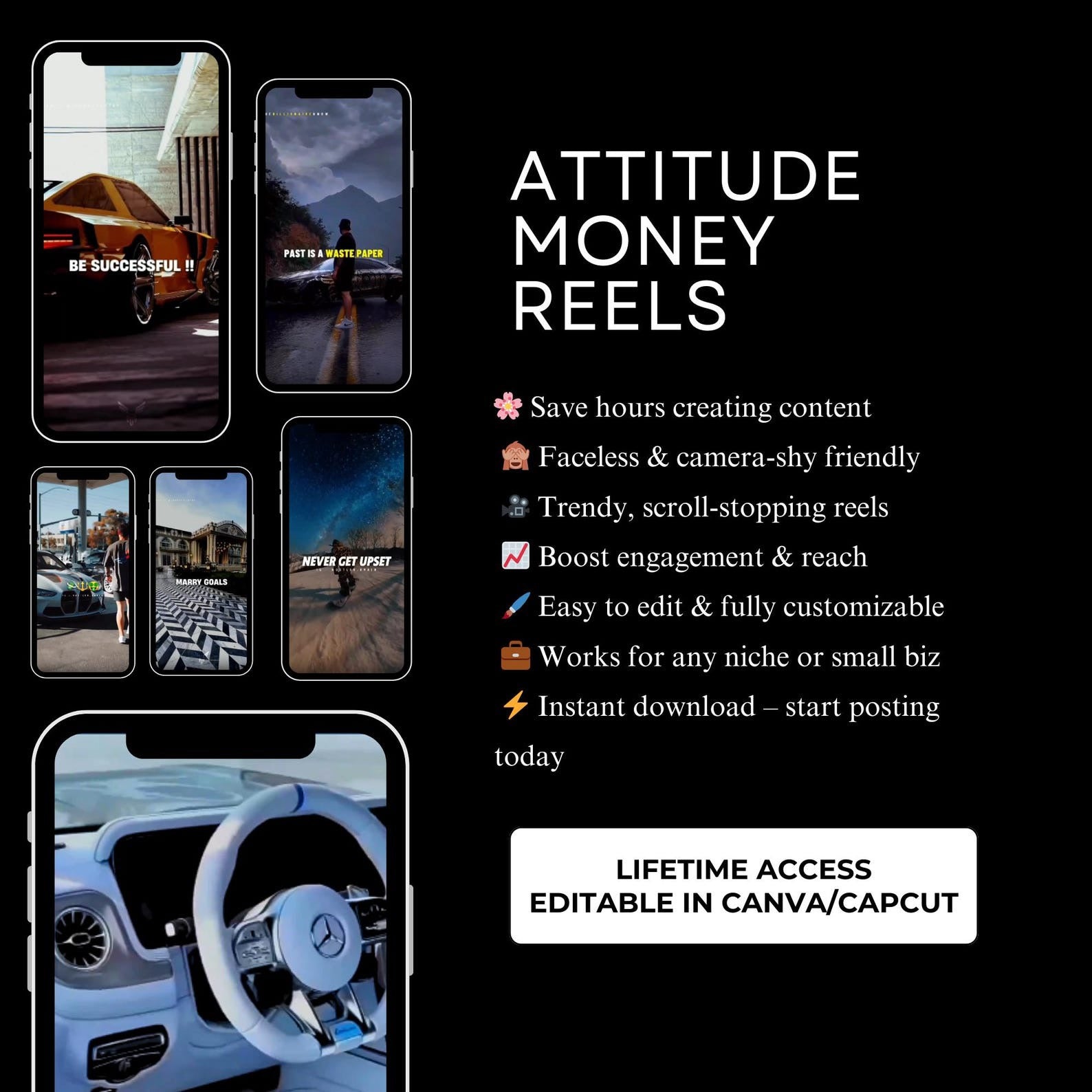 500+ Luxury Trading & Money Attitude clips